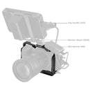 SmallRig Cage for Nikon Z6 III with top handle, monitor mount, and microphone attachments
