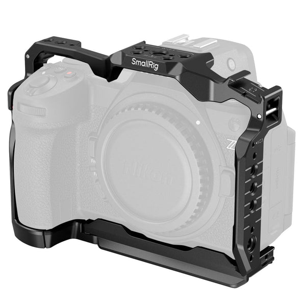 SmallRig Cage for Nikon Z6 III with three-point locking and Arca-Swiss quick-release plate