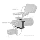 SmallRig Cage Kit for Sony ZV-E10 II with secure locking system and versatile accessory mounts