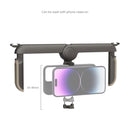 SmallRig Fold P20 foldable mobile phone video rig with cold shoe mounts and 1/4"-20 threaded hole for accessories