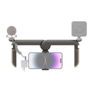 SmallRig Fold P20 mobile phone video rig with foldable cold shoe mounts and silicone grip handles