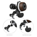 SmallRig Follow Focus F60 manual focus system with lightweight materials, Sapele mahogany wood, quick-release arm, and palm support for precise control
