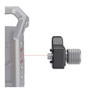 SmallRig HDMI Cable Clamp attached to Sony a7 series camera cage preventing cable disconnection