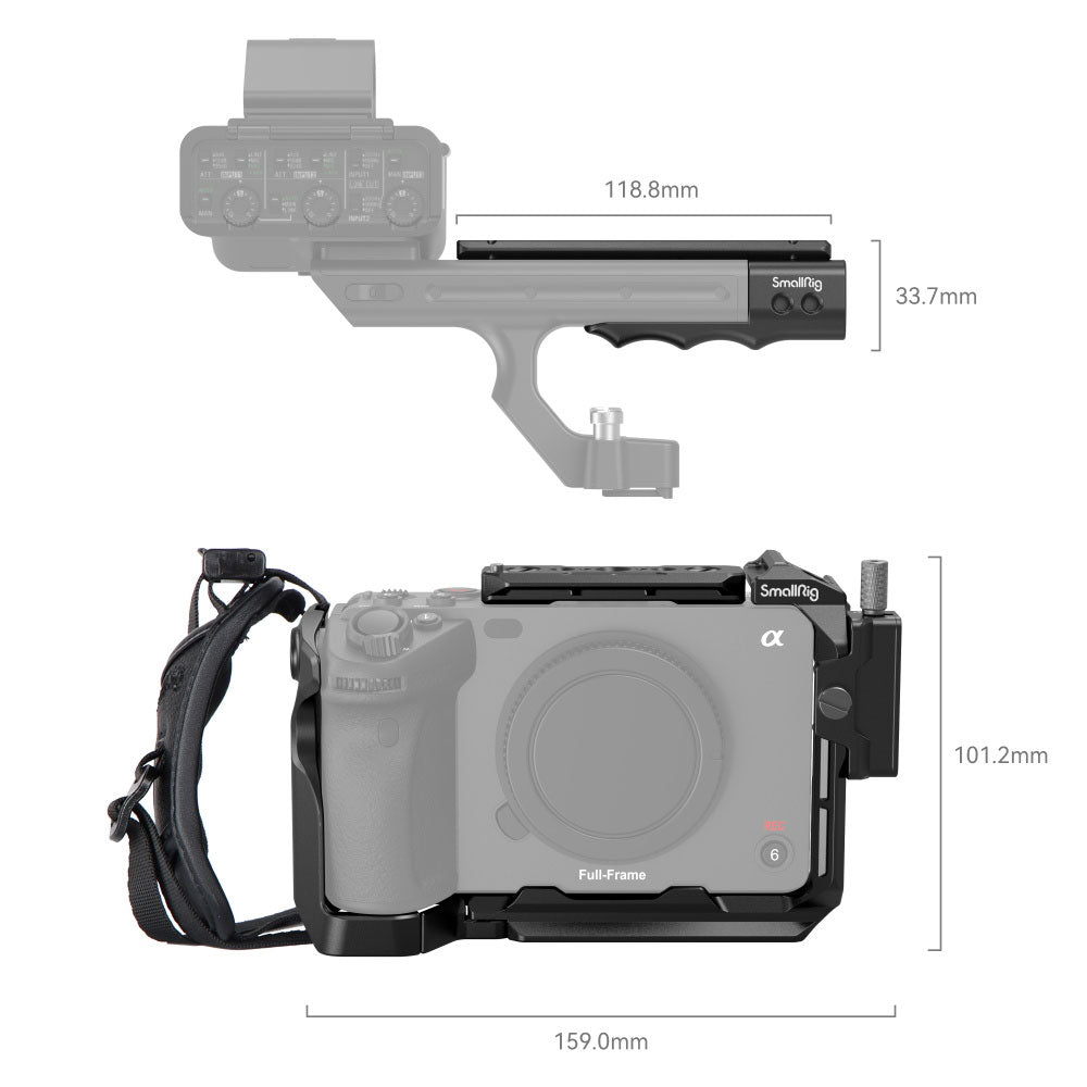 FX3 カメラケージキット　SmallRig製 SmallRig Handheld Cage Kit for Sony FX30 & FX3