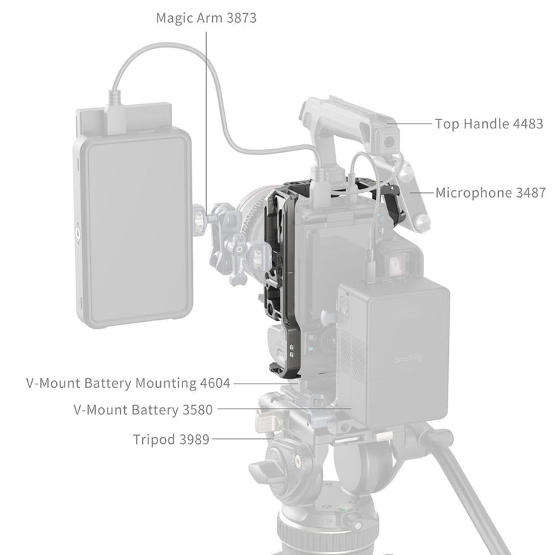 SmallRig HawkLock Quick Release Cage for Canon EOS R5 Mark II