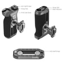 SmallRig HawkLock H21 quick release rotating side handle kit with ergonomic grip, NATO rails, strap slot, cold shoe mount, and integrated Allen wrench.