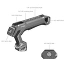 SmallRig HawkLock H21 quick release top handle kit with NATO rails and threaded mounting holes