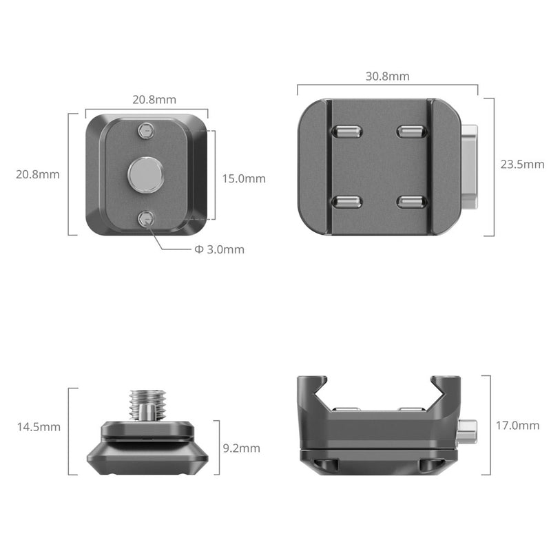 SmallRig HawkLock H21 Universal Quick Release Mount Plate Kit