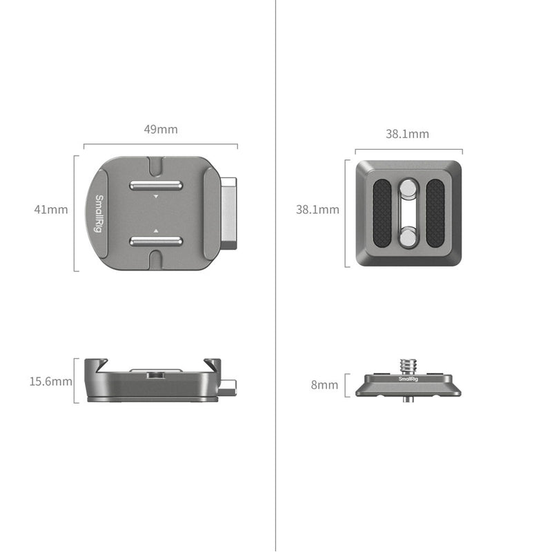 SmallRig HawkLock H38 Arca-Swiss Quick Release Mount Plate Kit