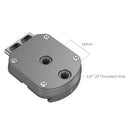 SmallRig HawkLock H38 Arca-Swiss quick release mount plate with 1/4"-20 threaded holes and 18mm spacing
