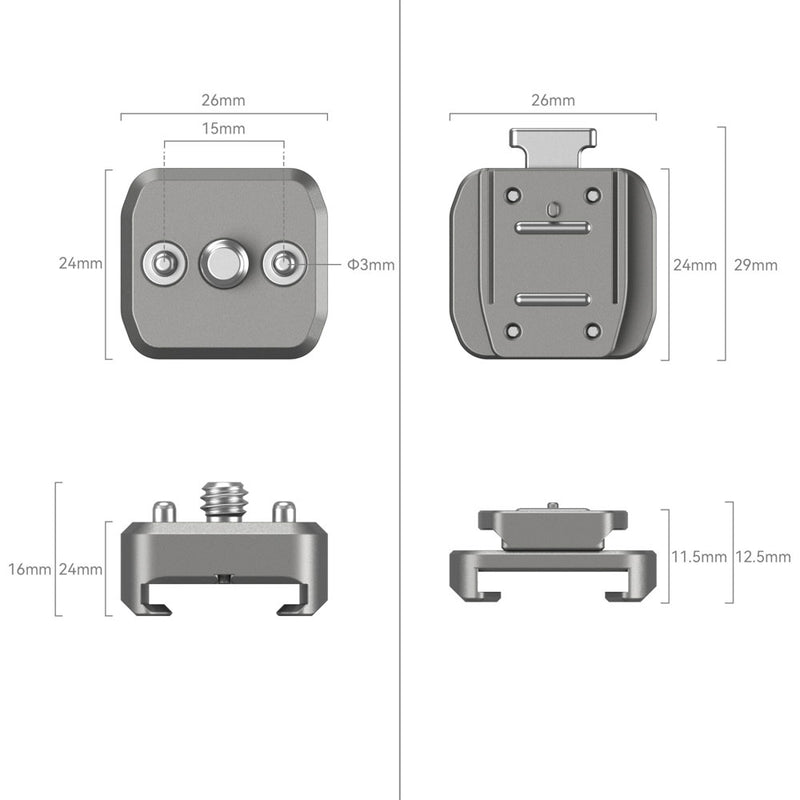 SmallRig HawkLock H18 Quick Release Support with Cold Shoe