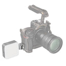 SmallRig HawkLock H18 quick release support with cold shoe mounted on camera for stable accessory attachment