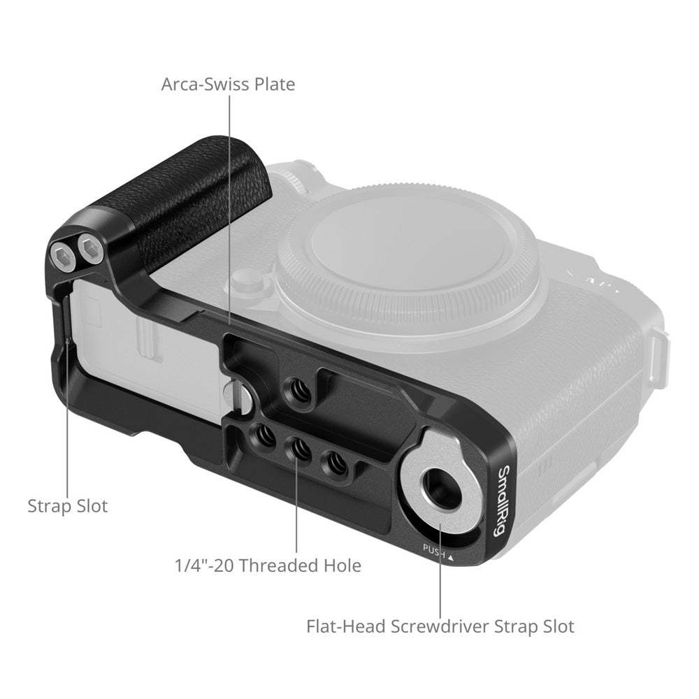 SmallRig L-Bracket with Silicone Grip for Fujifilm X-M5