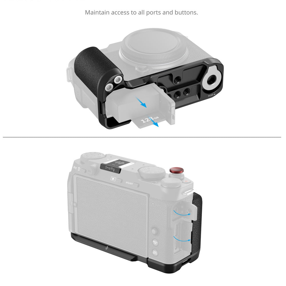 SmallRig L-Bracket with Silicone Grip for Fujifilm X-M5