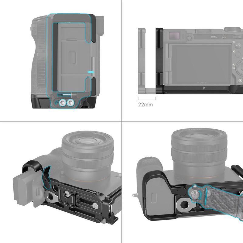 SmallRig L-Bracket for Sony a7C II, a7CR