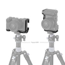 SmallRig L-Bracket for Sony a7C II and a7CR camera mounted on tripod for horizontal and vertical shooting