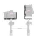 SmallRig L-Shaped Mount Plate for Nikon Z5 II with dual Arca-type quick release plates and DJI RS stabilizer compatibility