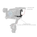 SmallRig L-Shaped Mount Plate for Nikon Z5 II with dual Arca-type quick release and DJI RS stabilizer compatibility