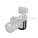 SmallRig L-Shape Mount Plate for Sony Alpha 1 II and Alpha 9 III camera with ergonomic grip and Arca-Swiss quick release mechanism