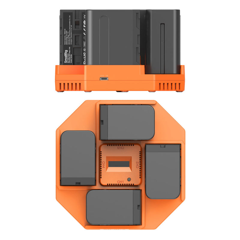 SmallRig NP-F970 4-Channel Battery & Charger Kit