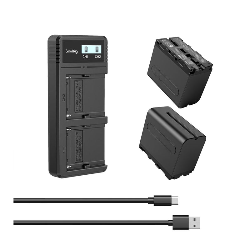 SmallRig Battery and Charger Kit for NP-F970