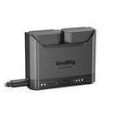 SmallRig Compact Battery Charger Kit with dual Sony NP-FZ100 batteries and slide-in storage dock