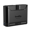 SmallRig Compact Battery Charger Kit with slide-in storage and dual fast charging for Sony NP-FZ100 batteries