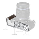 SmallRig L-Shaped Mount Plate with Wooden handle for OM System OM-3