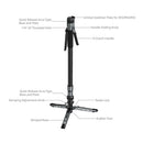 SmallRig x Potato Jet TRIBEX PRO monopd standard version on a white background with features labeled