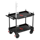 SmallRig 36" lightweight video production camera cart with dual-tier platform and modular expansion for professional filmmaking