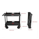 SmallRig 36-inch lightweight video production camera cart with dual-tier platform and modular mounting options