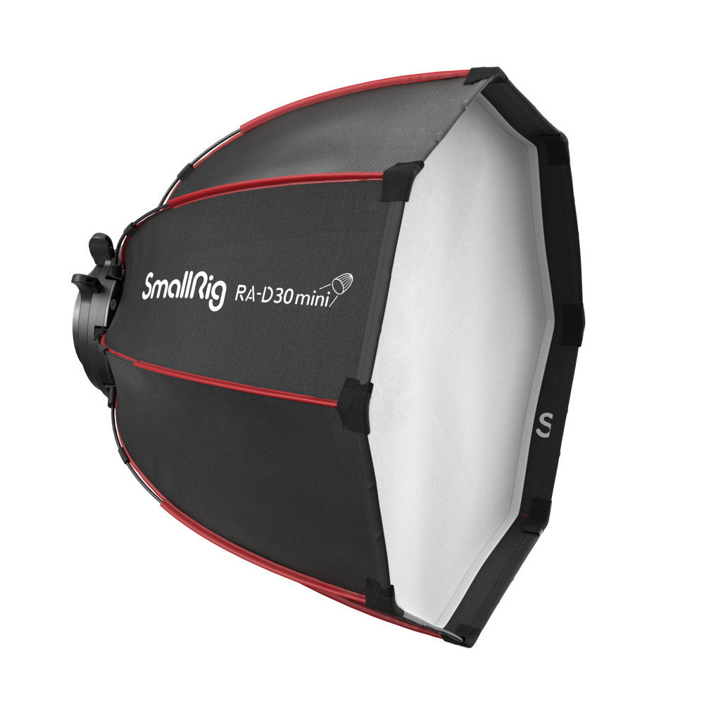 SmallRig RA-D30 mini Parabolic Softbox with quick-release design and honeycomb grid for RC 60B COB Light