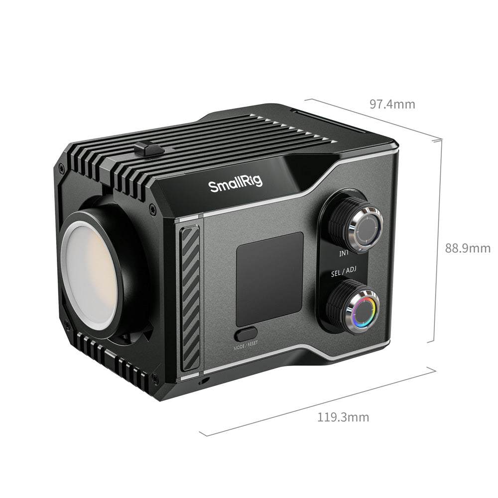 SmallRig RC 60C RGB LED Video Light with Power Bank Clamp