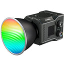 SmallRig RC 60C RGB LED video light with palm-sized compact design and versatile color temperature range