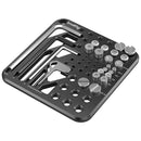 SmallRig Screw and Hex Key Storage Plate with screws and hex keys for camera rigs organization