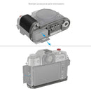 SmallRig Silicone L-Shaped Grip for Fujifilm X-T50 with ergonomic silicone, shutter release, and Arca-compatible plate