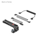 SmallRig Top Handle with record trigger and ARRI locating screw with control cables and mounting options