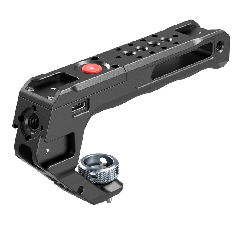 SmallRig Top Handle with record trigger and ARRI locating screw for secure camera grip and accessory mounting