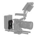 SmallRig V Mount Battery Plate 2988 with multiple mounting holes and stoppers for secure camera rig battery attachment