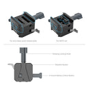SmallRig V-Mount Battery Plate Kit for Arca-Swiss and NATO on a white background