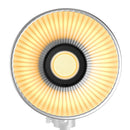 SmallRig RC 100B COB LED video light with circular warm white lamp design and compact build