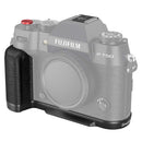 SmallRig Silicone L-Shaped Grip attached to Fujifilm X-T50 camera for improved handling and tripod mounting