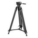 SmallRig heavy-duty fluid head tripod AD-01 with quick-release plates and smooth 360° movement, compatible with DJI RS series.