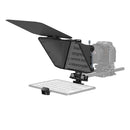 SmallRig Multifunctional Teleprompter with adjustable flag, filter, and 11-inch tablet compatibility for outdoor filming