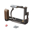 SmallRig Retro Cage with wooden grip and expansion mounts for FUJIFILM X100VI camera protection and accessory attachment