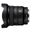 Sony FE 16mm f1.8 G wide-angle prime lens with compact design and advanced autofocus features