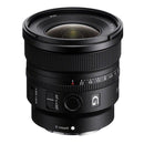 Sony FE 16mm f1.8 G wide-angle prime lens with fast aperture and compact design