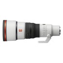 The Sony FE 600mm f6.3 GM OSS mirrorless lens on a white background