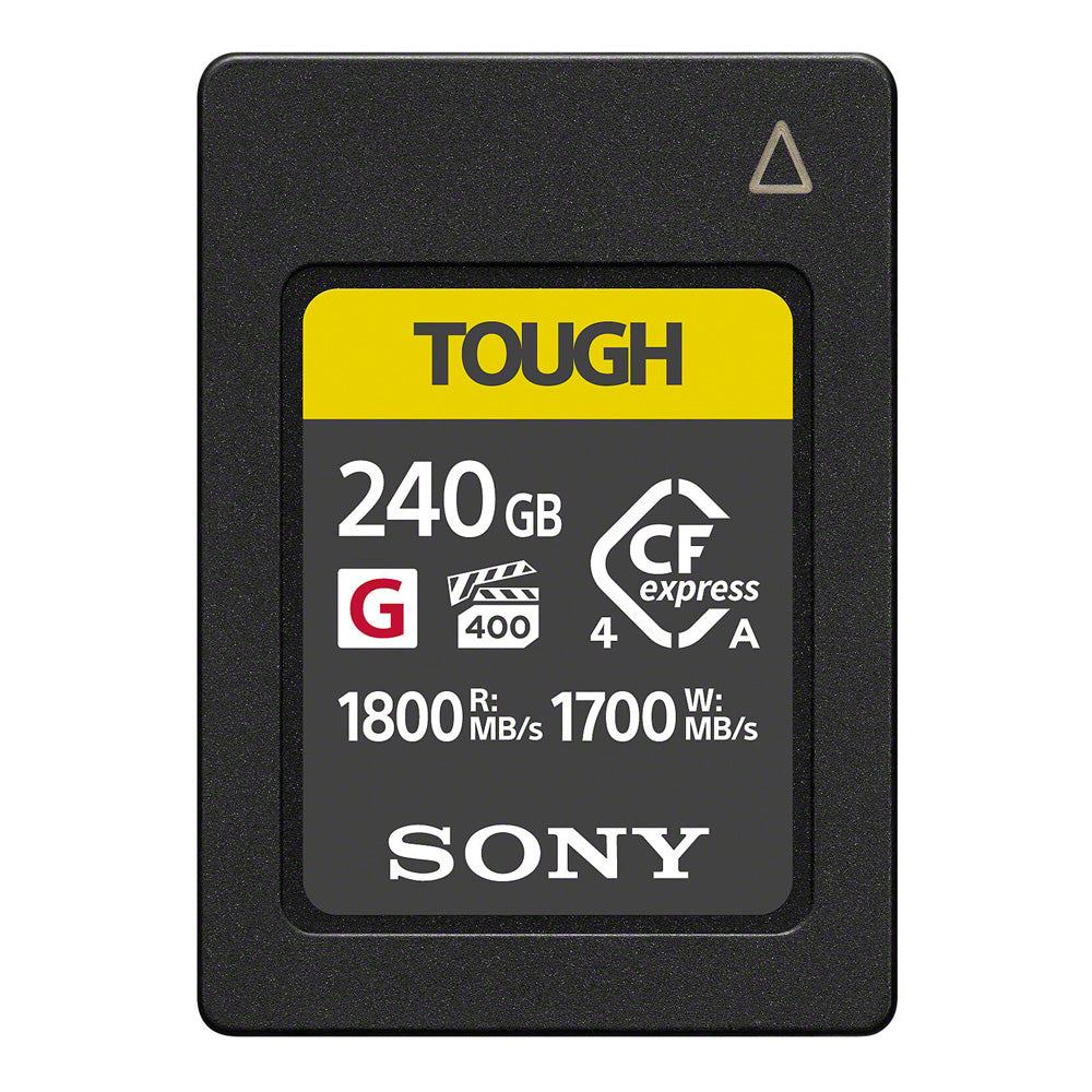 Sony Tough CFexpress Type A 240GB memory card for high-speed professional video and photo workflows