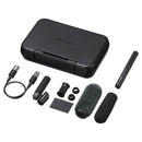 Sony ECM-778 Shotgun Microphone with accessories and carrying case for professional audio recording